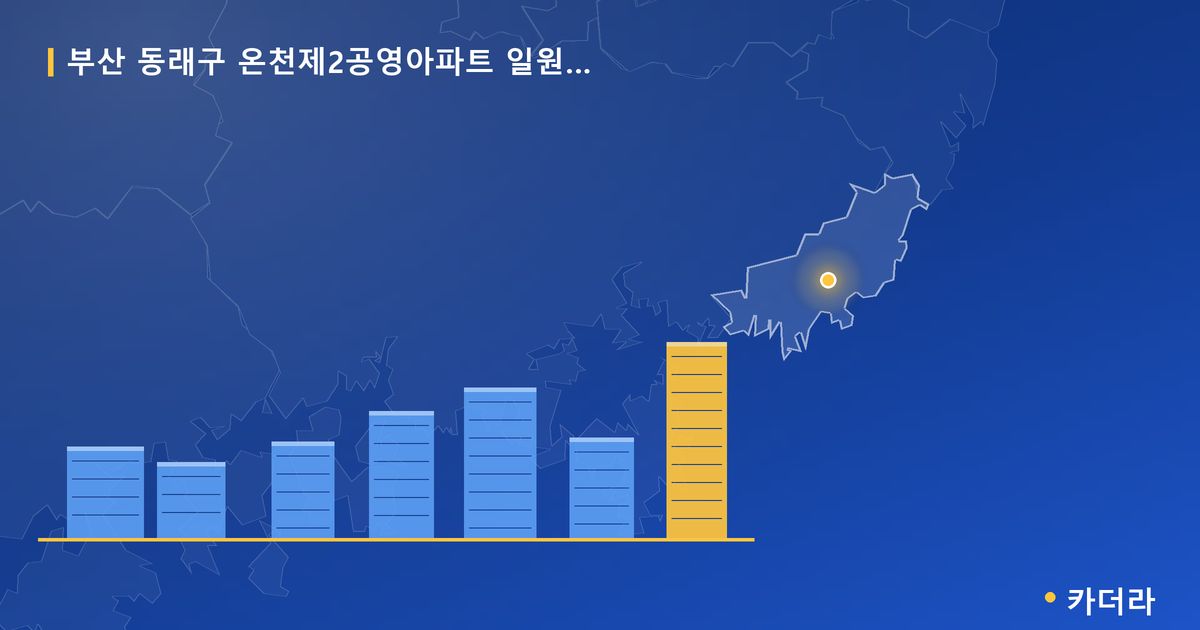 부산 동래구 온천제2공영아파트 일원 가로주택정비 — 부산 아파트 분양