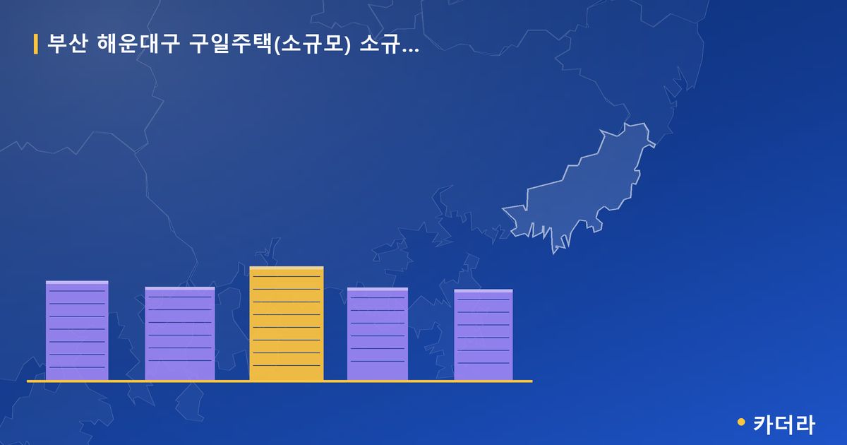부산 해운대구 구일주택(소규모) 소규모재건축 대표 이미지