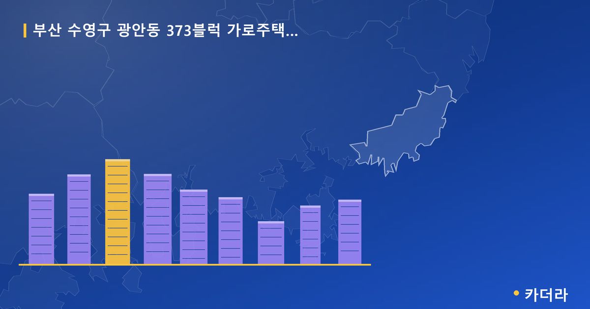 부산 수영구 광안동 373블럭 가로주택정비 — 부산 아파트 분양