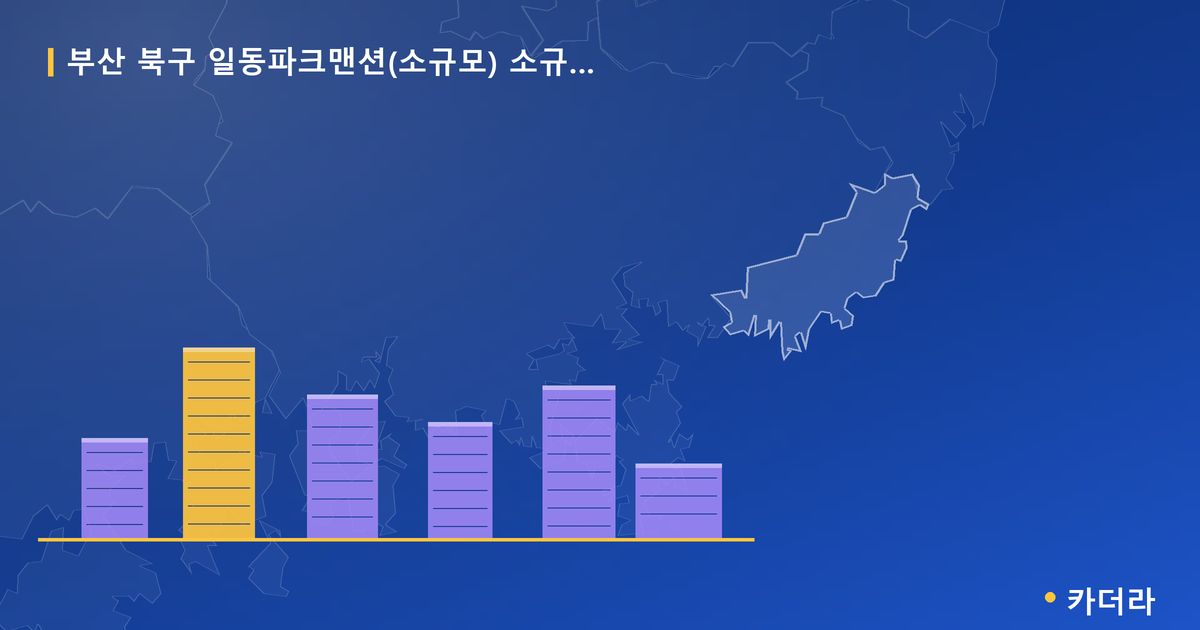 일동파크맨션(소규모) 소규모재건축 · 부산 북구 소재 · 사업시행인가 단계 현장 카드
