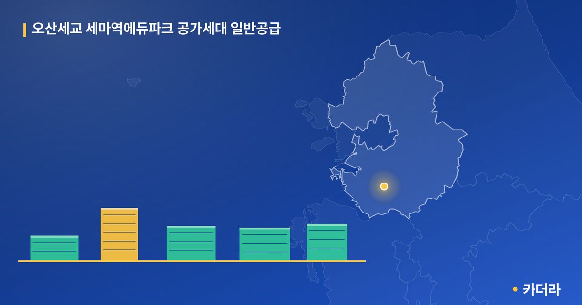 오산세교 세마역에듀파크 공가세대 일반공급 단지 정보 카드