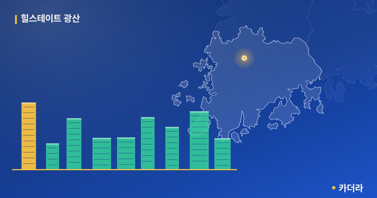 힐스테이트 광산 단지 정보 카드