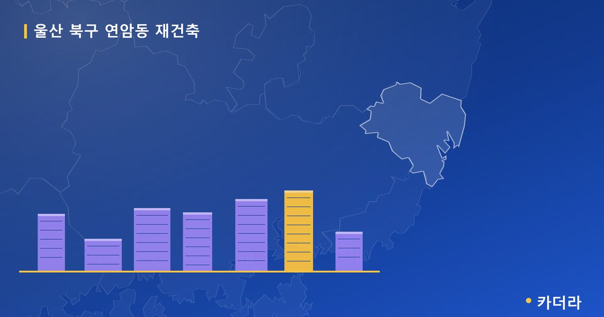 울산 북구 연암동 재건축 단지 정보 — 북구 아파트 분양