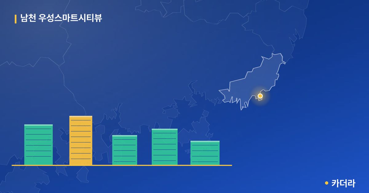 남천 우성스마트시티뷰 단지 정보 카드