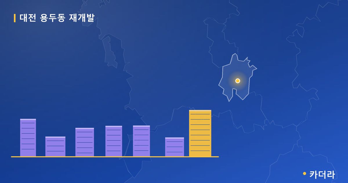 대전 용두동 재개발 · 대전 중구 소재 · 관리처분인가 단계 현장 카드