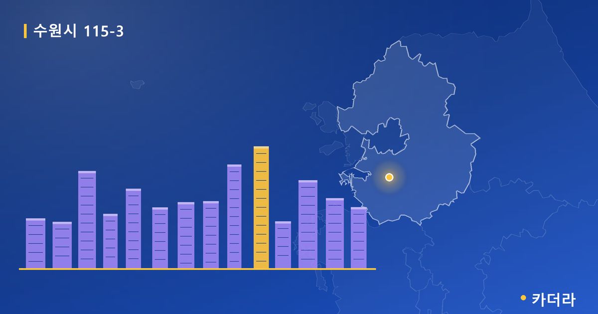 수원시 115-3 · 경기 수원시 소재 · 관리처분인가 단계 현장 카드