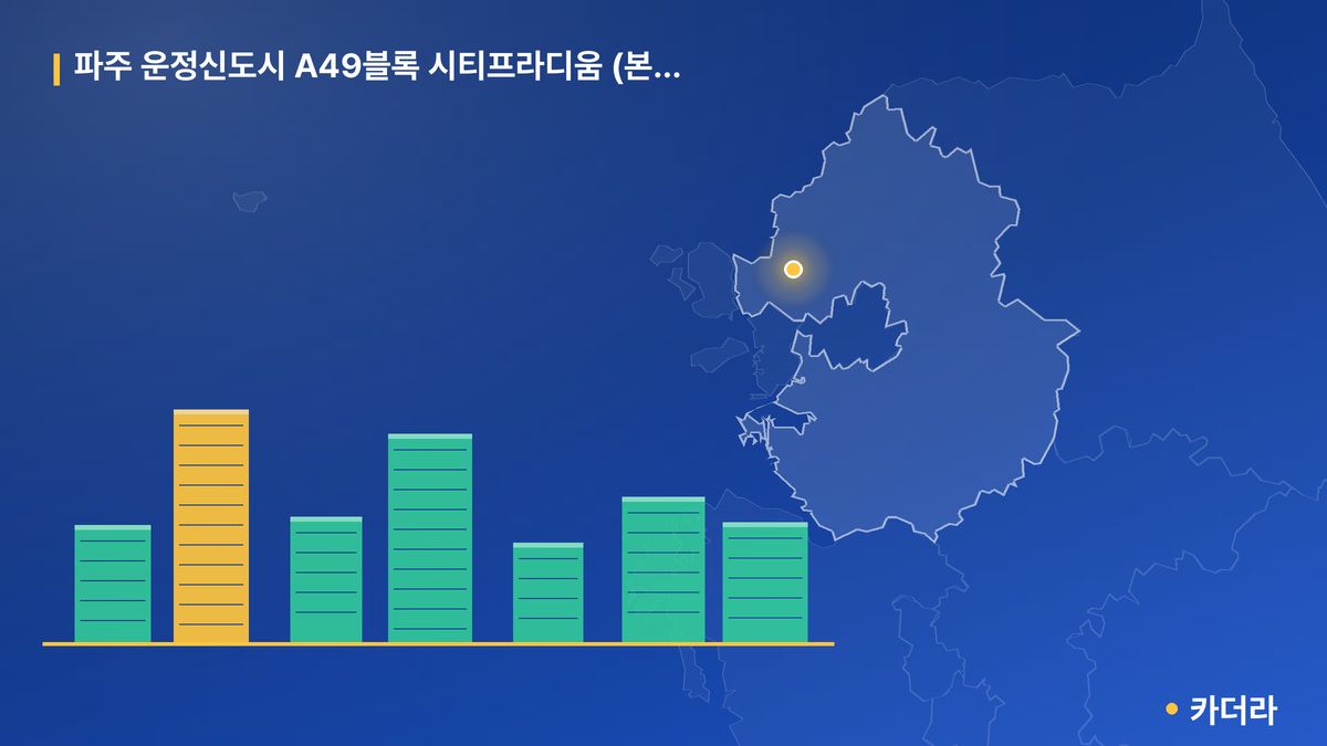 파주 운정신도시 A49블록 시티프라디움 (본청약) 단지 정보 카드