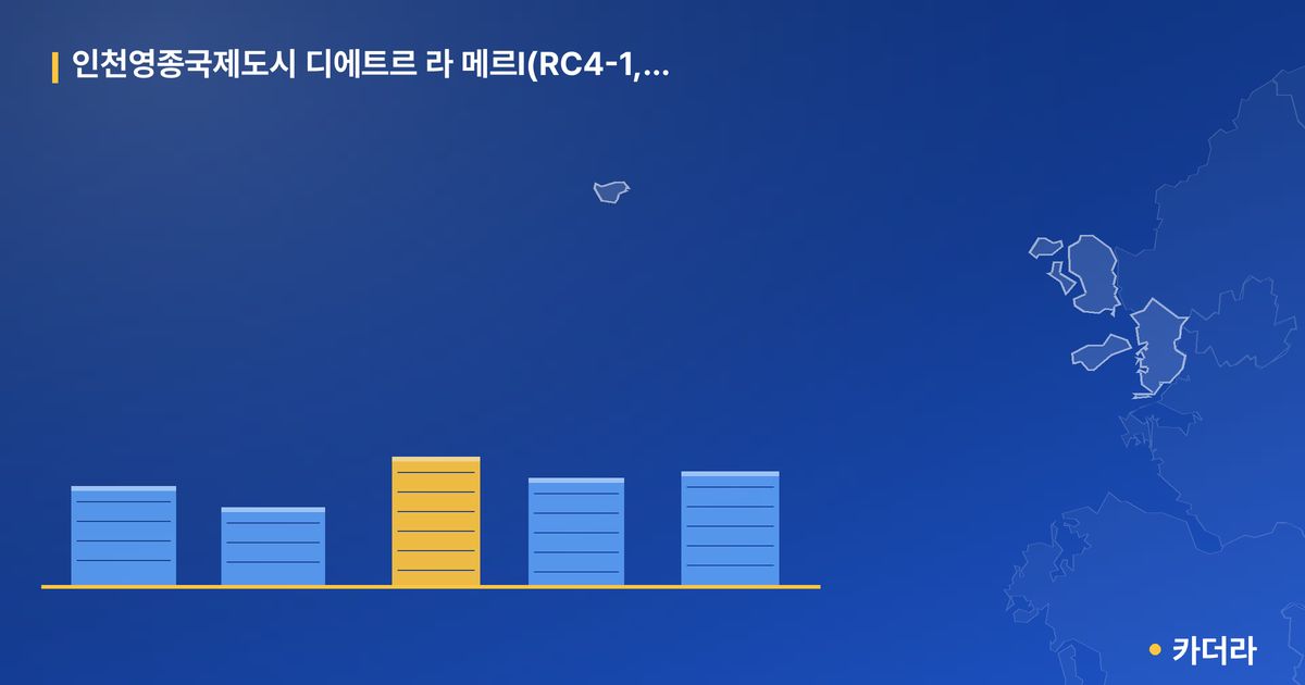 인천영종국제도시 디에트르 라 메르Ⅰ(RC4-1,2BL)(7차) 단지 정보 — 영종구 아파트 분양
