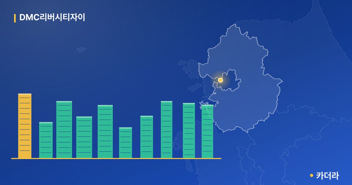 DMC리버시티자이 단지 정보 카드
