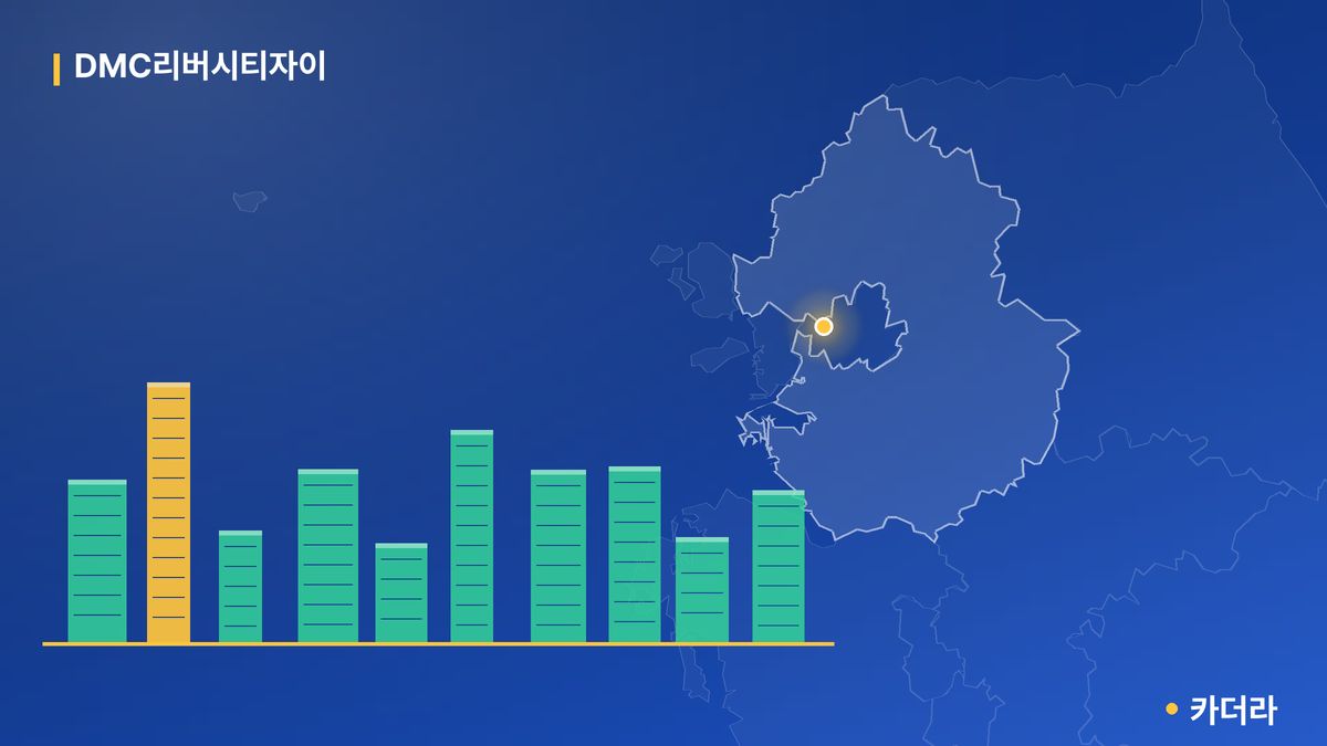 DMC리버시티자이 단지 정보 카드