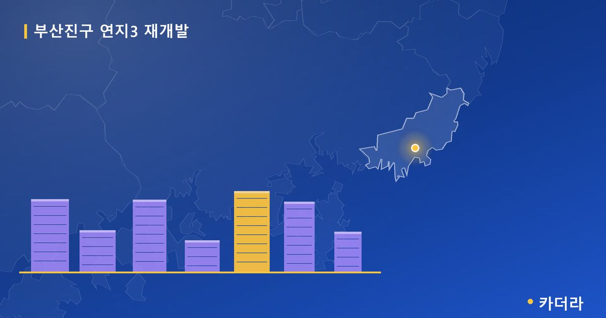 연지3 재개발 · 부산 부산진구 소재 · 조합설립 단계 현장 카드