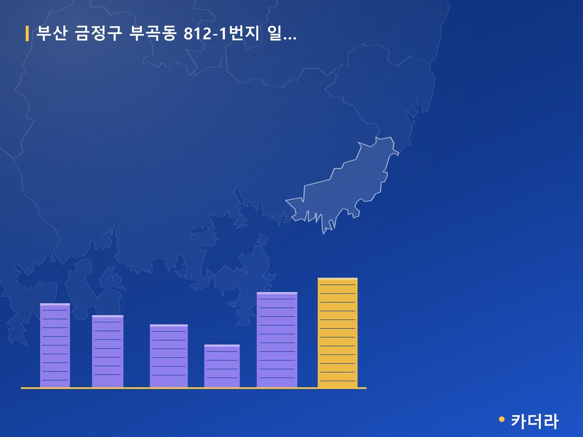 부곡동 812-1번지 일원 소규모재건축 부산 분양 정보 카드