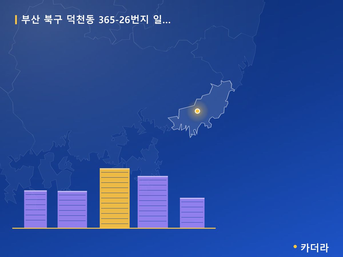 덕천동 365-26번지 일원 가로주택정비 부산 분양 정보 카드