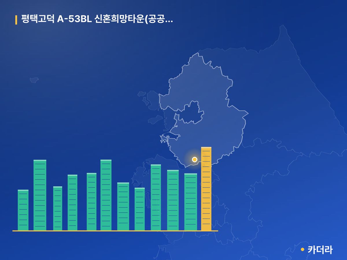 평택고덕 A-53BL 신혼희망타운(공공분양) 경기 분양 정보 카드