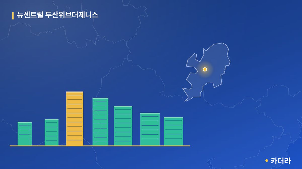 뉴센트럴 두산위브더제니스 단지 정보 카드