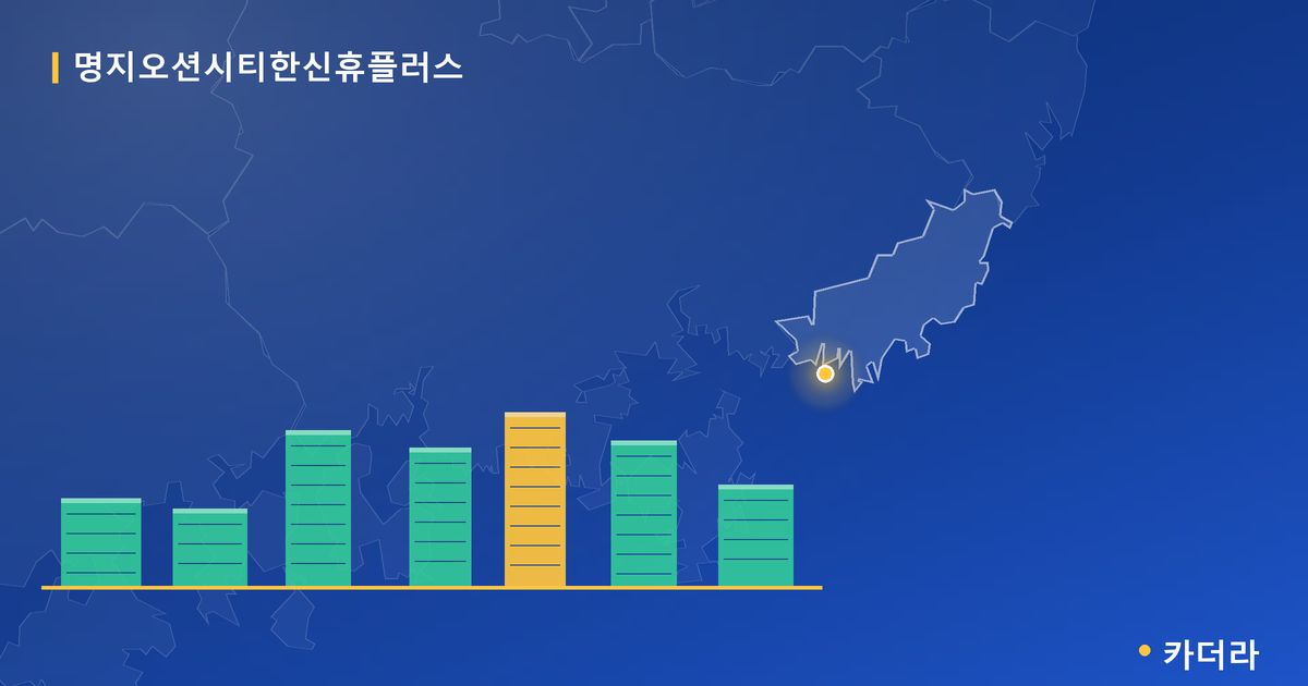 명지오션시티한신휴플러스 단지 정보 카드