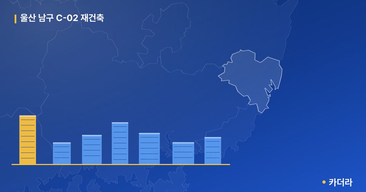 울산 남구 C-02 재건축 · 울산 남구 소재 · 착공 단계 현장 카드