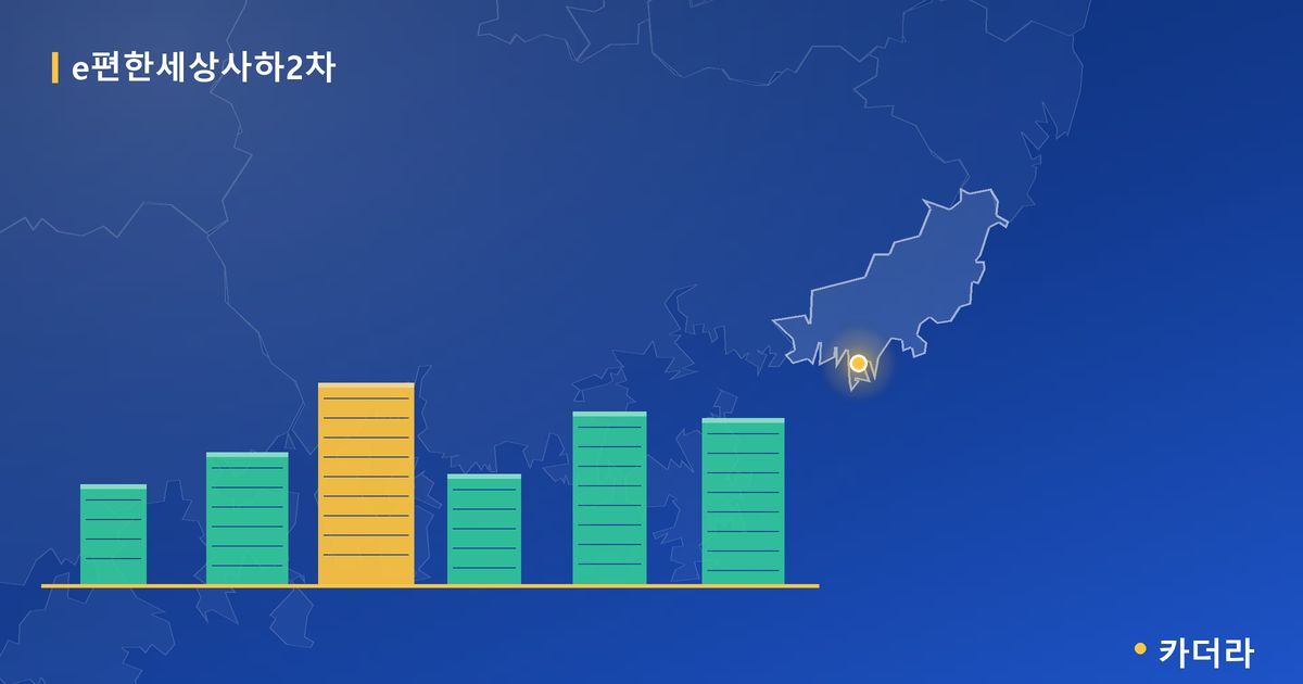 e편한세상사하2차 · 부산 사하구 소재 · 입주 후 단계 현장 카드