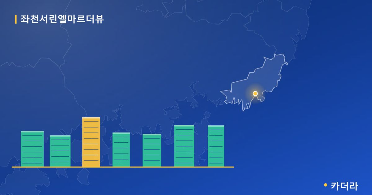 좌천서린엘마르더뷰 단지 정보 카드