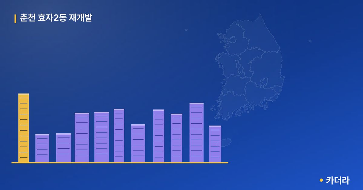 춘천 효자2동 재개발 단지 정보 — 춘천시 아파트 분양