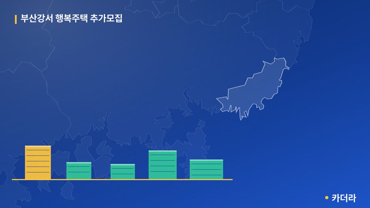 부산강서 행복주택 추가모집 단지 정보 — 강서구 아파트 분양