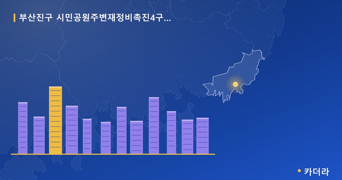 부산진구 시민공원주변재정비촉진4구역 재개발 — 부산 아파트 분양