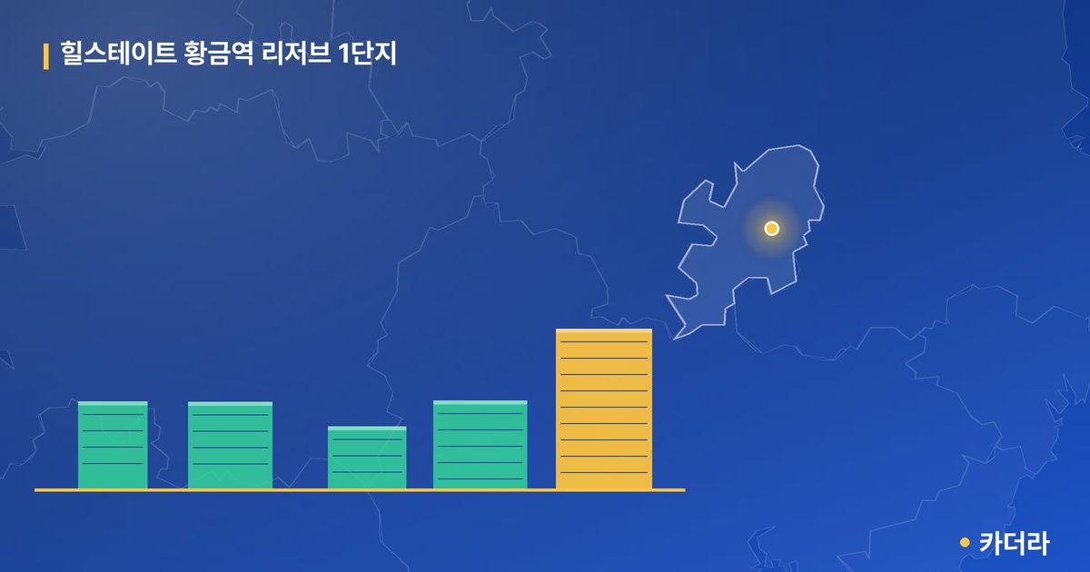 힐스테이트 황금역 리저브 1단지 단지 정보 카드