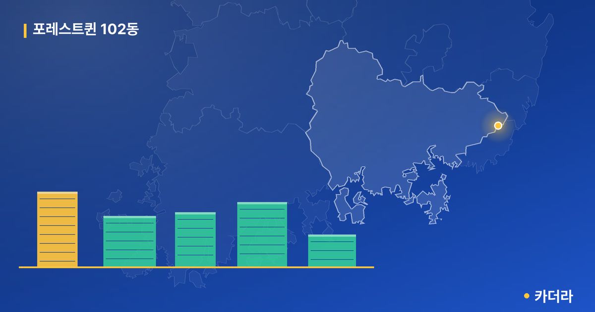 포레스트퀸 102동 단지 정보 카드