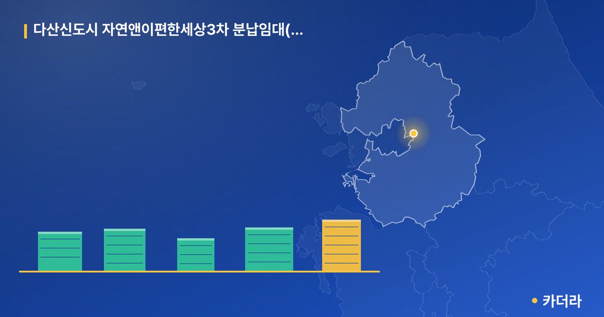 다산신도시 자연앤이편한세상3차 분납임대(잔여) 단지 정보 카드