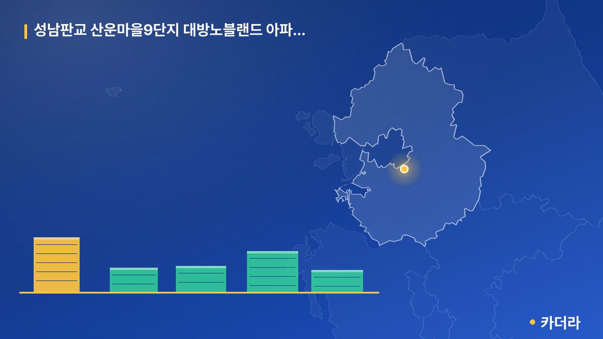 성남판교 산운마을9단지 대방노블랜드 아파트 우선 분양전환 후 잔여세대 단지 정보 카드