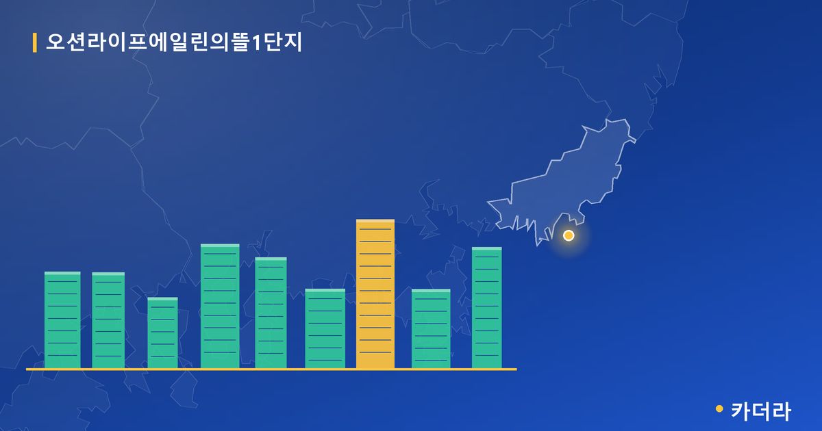 오션라이프에일린의뜰1단지 단지 정보 카드