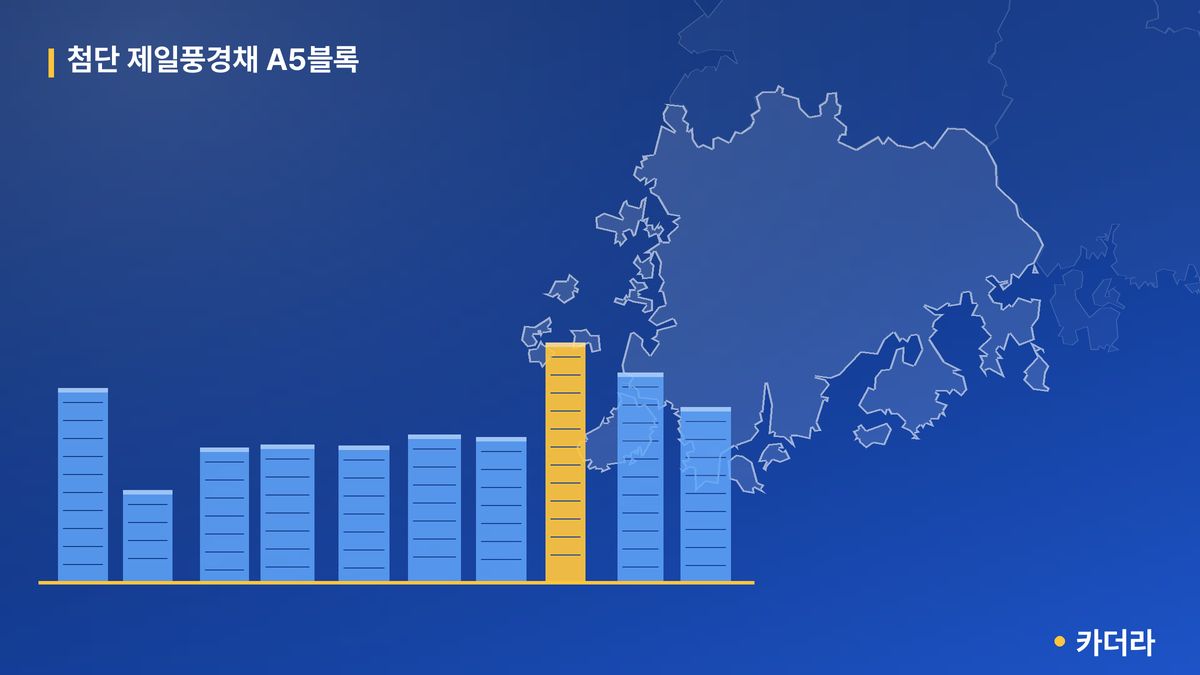첨단 제일풍경채 A5블록 단지 정보 카드