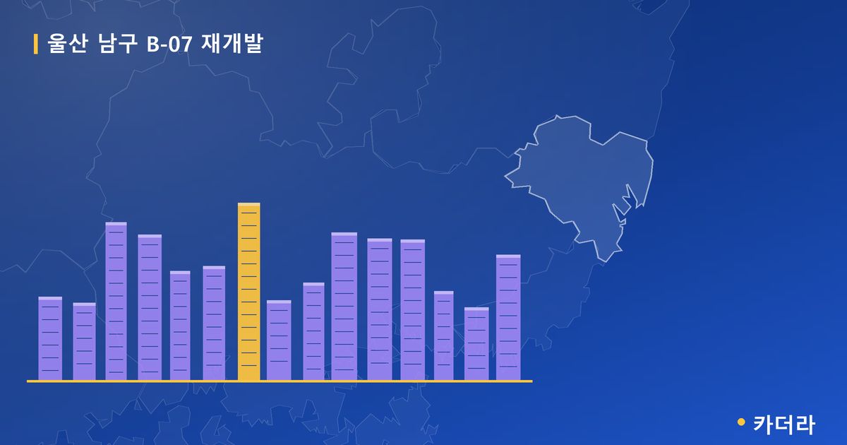 울산 남구 B-07 재개발 — 울산 아파트 분양