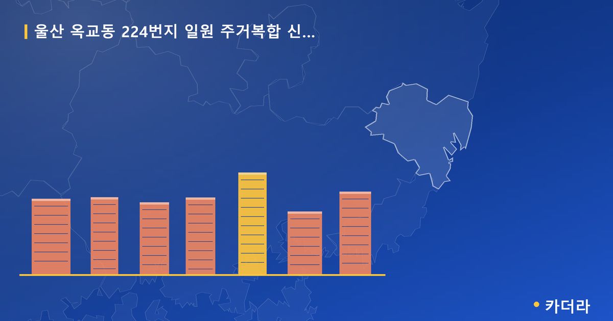 울산 옥교동 224번지 일원 주거복합 신축공사 — 울산 아파트 분양
