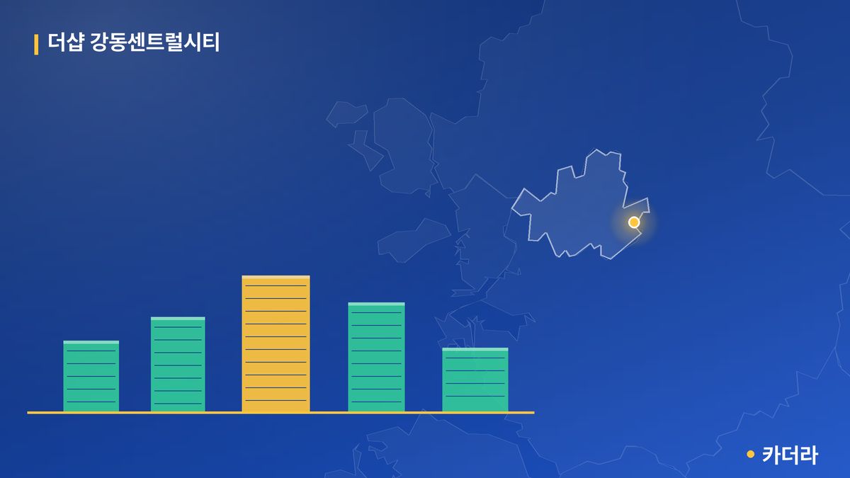 더샵 강동센트럴시티 단지 정보 카드