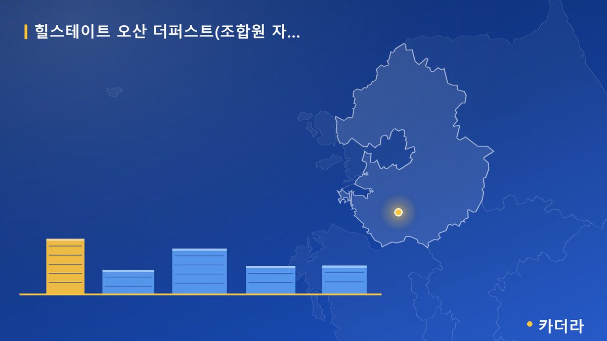 힐스테이트 오산 더퍼스트(조합원 자격상실 및 제명세대)(2회차) 단지 정보 카드