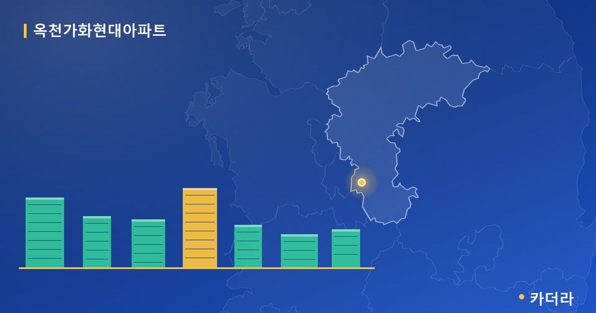 옥천가화현대아파트 단지 정보 카드
