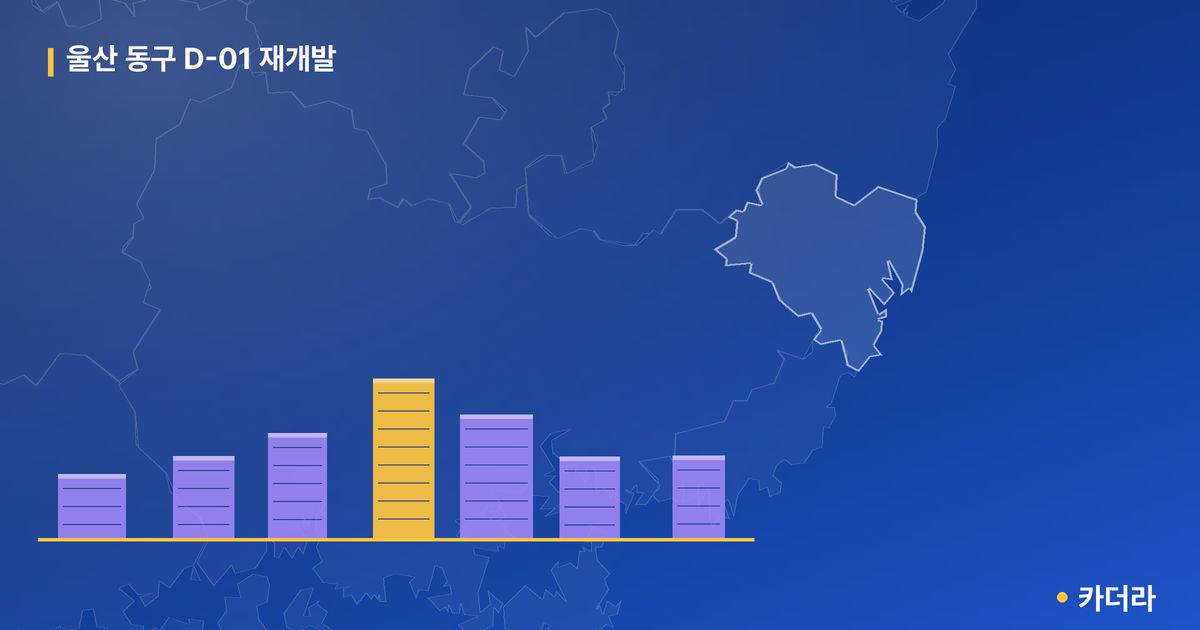 울산 동구 D-01 재개발 · 울산 동구 소재 · 부지계획 단계 현장 카드