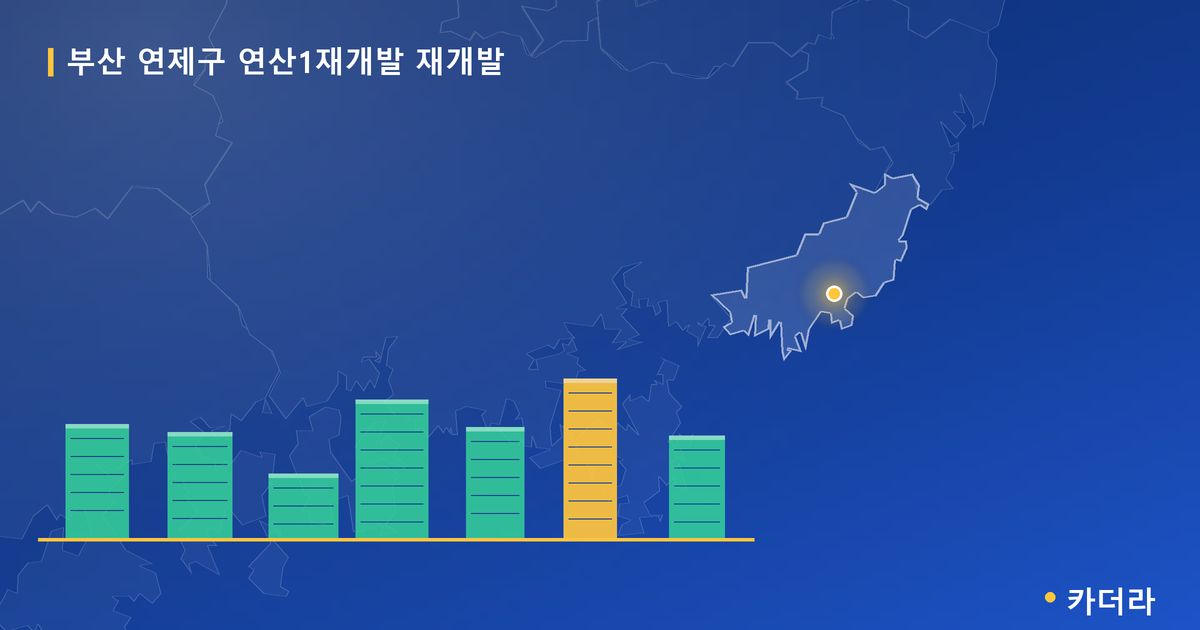 연산1재개발 · 부산 연제구 소재 · 입주 후 단계 현장 카드