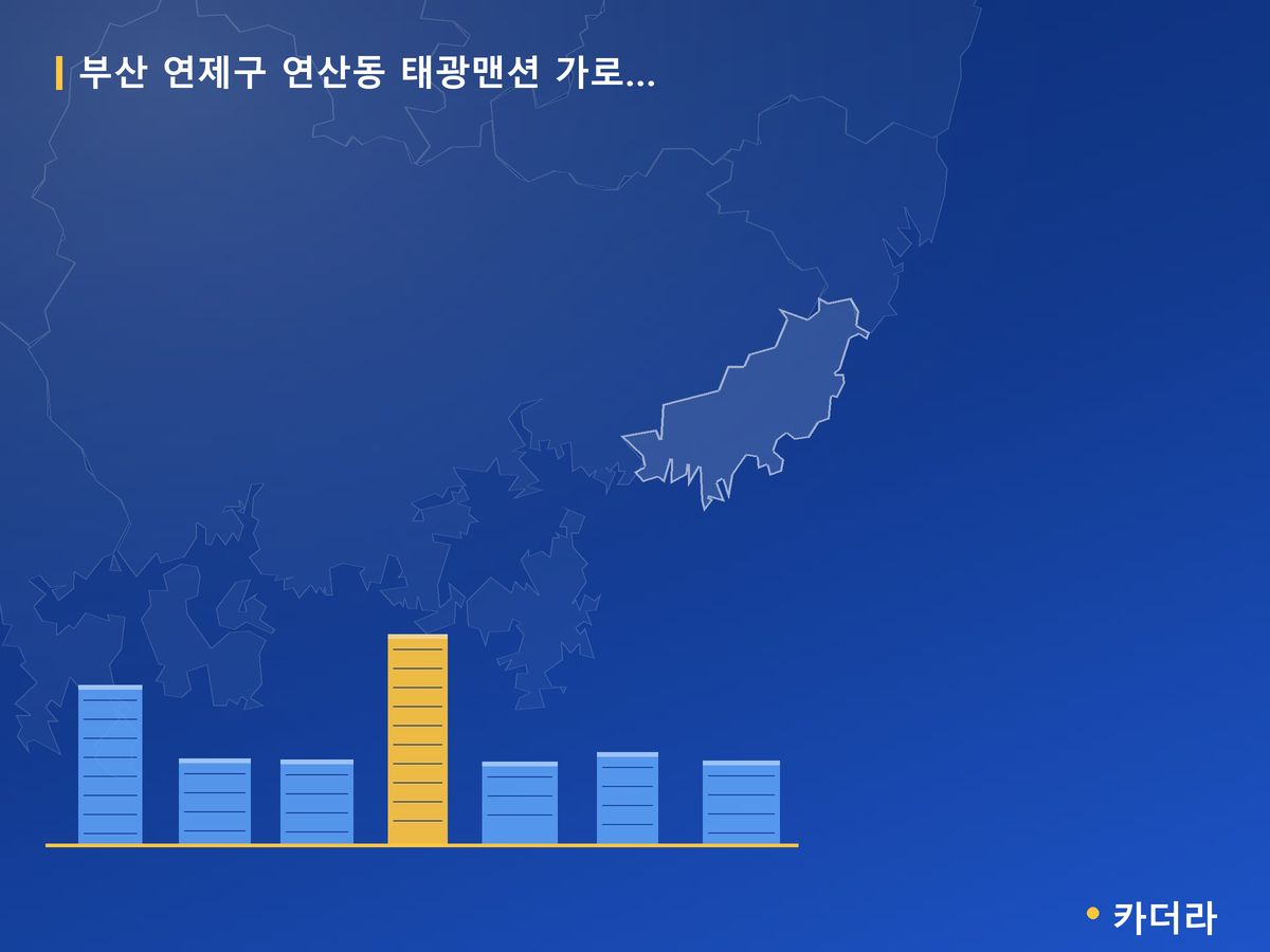 연산동 태광맨션 가로주택정비 부산 분양 정보 카드