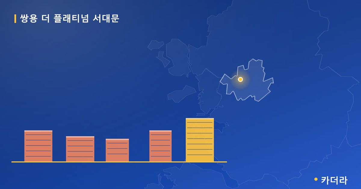 쌍용 더 플래티넘 서대문 · 서울 서대문구 소재 · 착공 단계 현장 카드