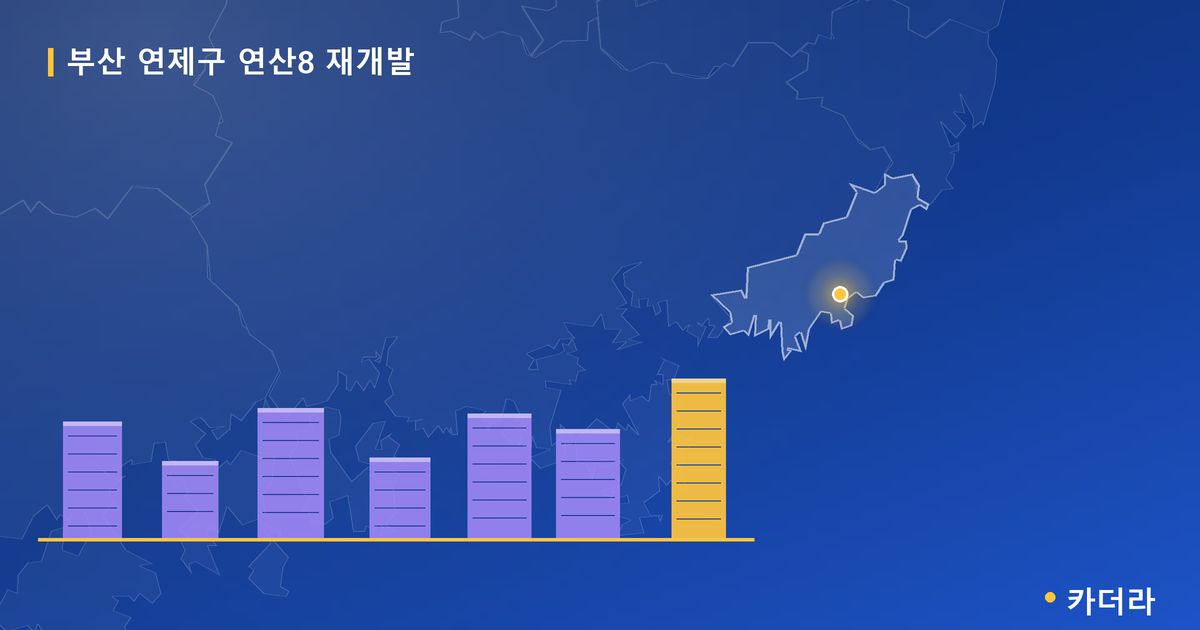연산8 재개발 · 부산 연제구 소재 · 조합설립 단계 현장 카드