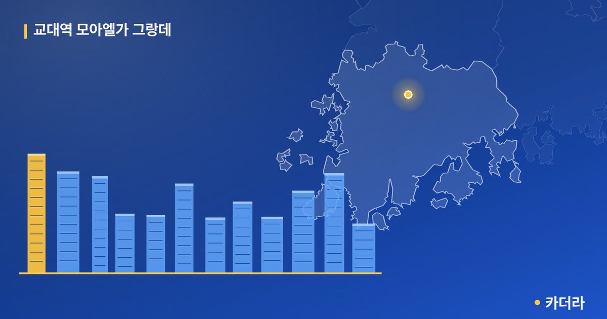 교대역 모아엘가 그랑데 단지 정보 카드