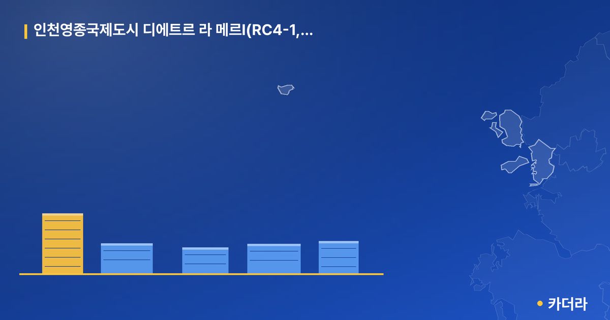 인천영종국제도시 디에트르 라 메르Ⅰ(RC4-1,2BL)(6차) 단지 정보 — 영종구 아파트 분양