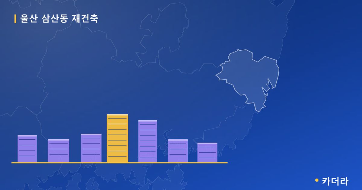 울산 삼산동 재건축 · 울산 남구 소재 · 부지계획 단계 현장 카드