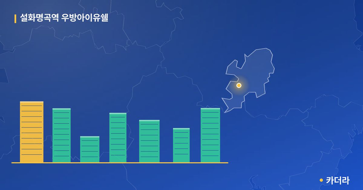 설화명곡역 우방아이유쉘 단지 정보 카드
