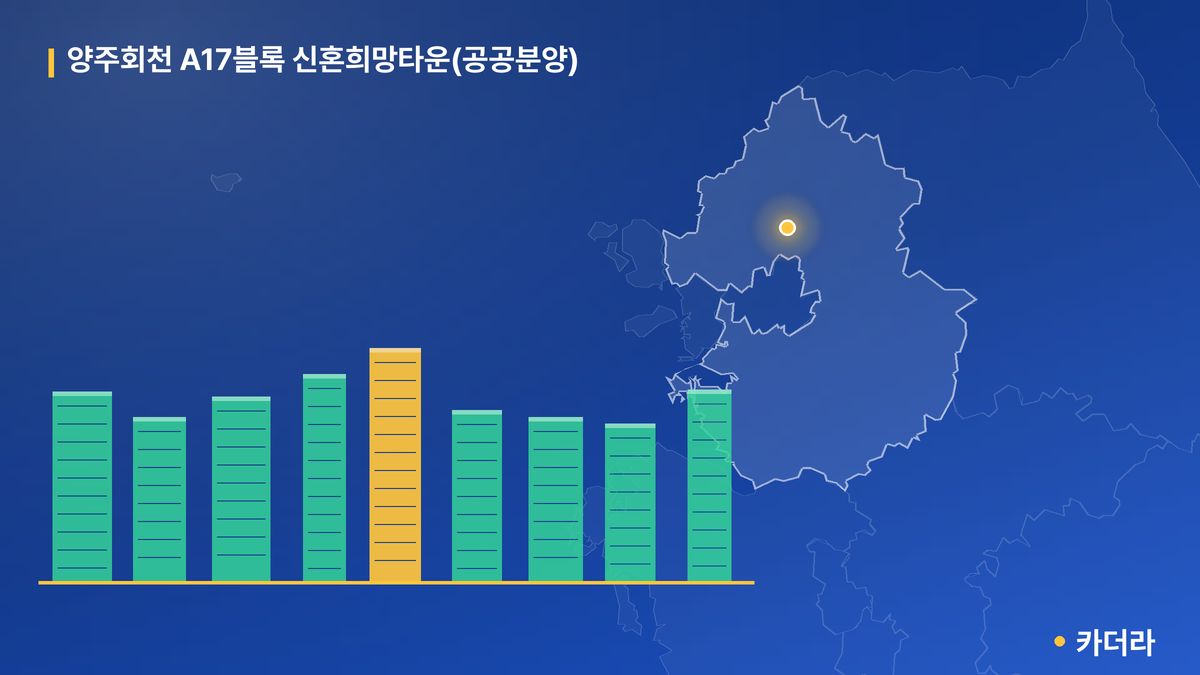 양주회천 A17블록 신혼희망타운(공공분양) 단지 정보 카드