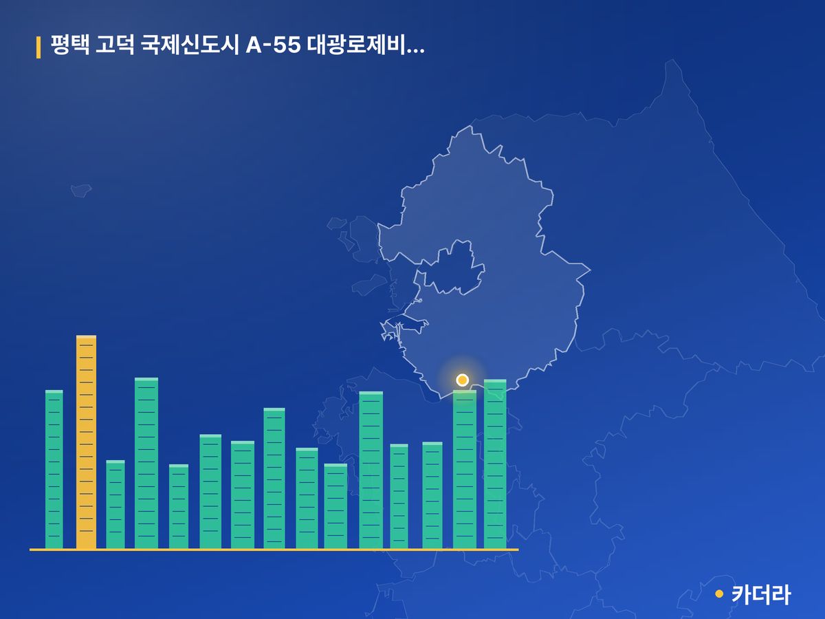 평택 고덕 국제신도시 A-55 대광로제비앙 모아엘가 경기 분양 정보 카드