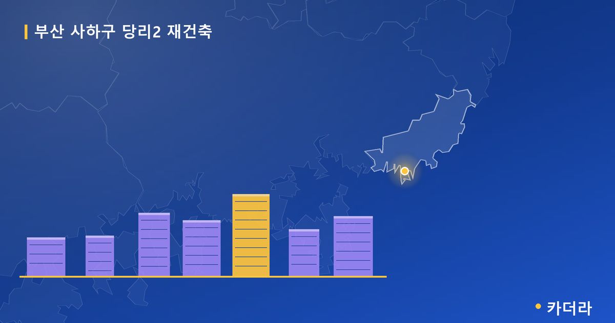 당리2 재건축 · 부산 사하구 소재 · 부지계획 단계 현장 카드