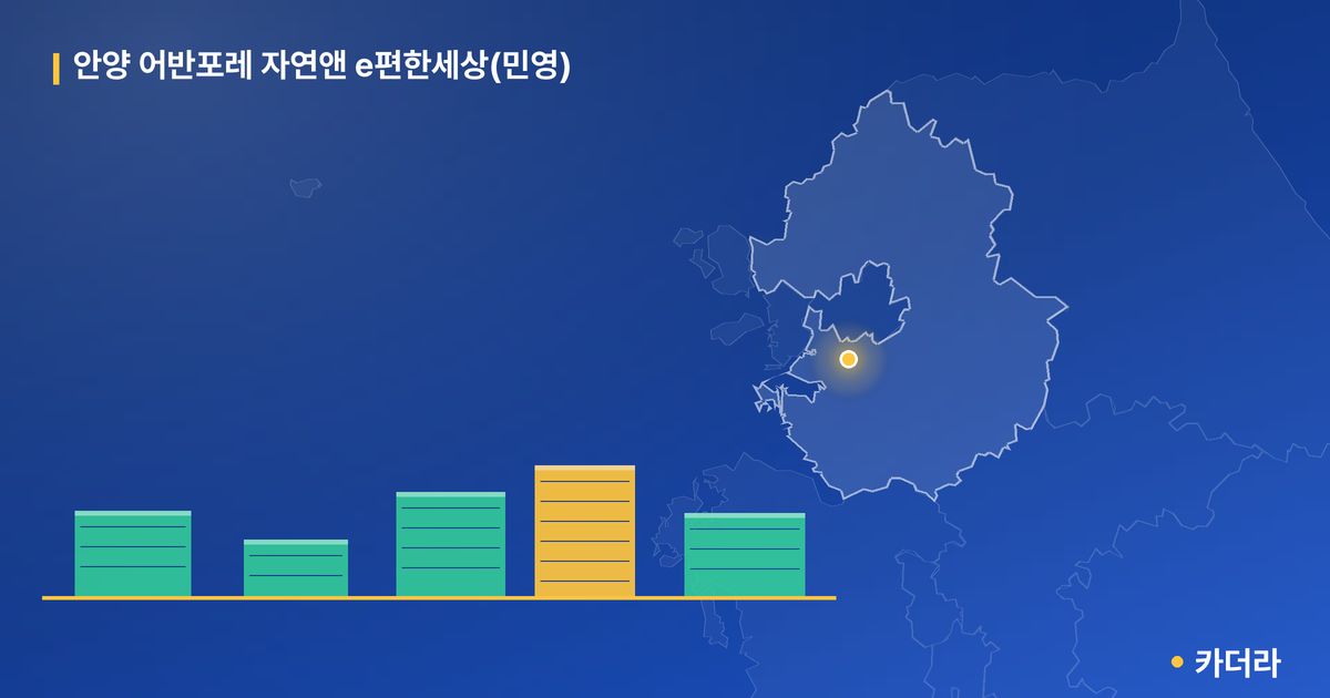 안양 어반포레 자연앤 e편한세상(민영) 단지 정보 카드